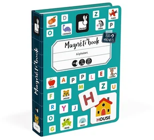 Janod Magnetyczna układanka Alfabet Magnetibook kolekcja 2018, - Klocki - miniaturka - grafika 5