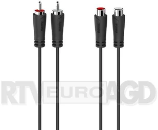 Hama Przedłużacz audio 2 wtyki RCA 2 gniazda RCA 1,5m 205259 > PIĄTY PRODUKT 99% - Kable - miniaturka - grafika 2