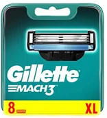 Maszynki do golenia i wkłady - Gillette Mach3 ostrza do golenia z ulepszonymi paskami wilgotności, 8 ostrzy wymiennych. 7702018515578 - miniaturka - grafika 1