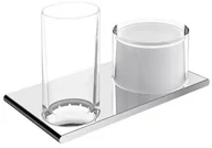 Dozowniki papieru i mydła dla firm - Keuco 11552009000 wlewem szklany Edition 400, jako zamiennik do dozownik na mydło, prawdziwe szkło kryształowe matowe, luzem 11552009000 - miniaturka - grafika 1