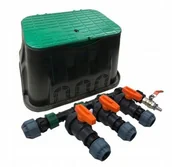 Inne akcesoria do nawadniania - Zestaw do ręcznego sterowania 3 sekcje zest/3 zawory/sztudz/AX - miniaturka - grafika 1