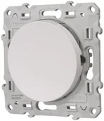 Wyłączniki światła i elektryczne - Berker przyciskowy Schneider Electric Odace biały - miniaturka - grafika 1