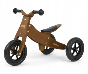 Milly Mally Jeździk 2w1 Look Dark Natural - Rowerki biegowe - miniaturka - grafika 3