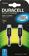 Kable USB - Duracell Duracell Kabel USB typ C USB typ C 1m (USB5030A) - miniaturka - grafika 1