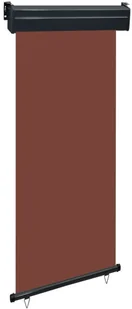 vidaXL Markiza boczna na balkon, 80 x 250 cm, brązowa vidaXL - Markizy - miniaturka - grafika 2