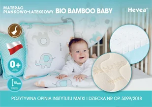 Hevea Materac  BIO BAMBOO BABY 70x130 - Materace - miniaturka - grafika 3