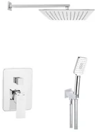 Zestawy prysznicowe - Invena Zestaw natryskowy podtynkowy Nyks BS-28-0K2-A - miniaturka - grafika 1