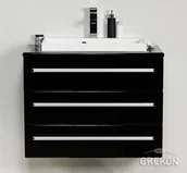 Szafki łazienkowe - Gante Szafka wisząca z umywalką 80/39/3 FKS seria Fokus C FKS-C-U80/39/3 FKS LIZ - miniaturka - grafika 1