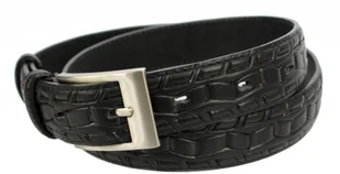 WIREX (PL) Pasek Skórzany Męski WIREX (PL) GŁADKI SZARFOWANY "BIEŻNIK 2" CZARNY 30 mm Skóra Licowa Extra - Paski WIREX (PL) Pasek Skórzany Męski WIREX (PL) GŁADKI SZARFOWANY "BIEŻNIK 2" CZARNY 30 mm Skóra Licowa Extra - Paski - miniaturka - grafika 3