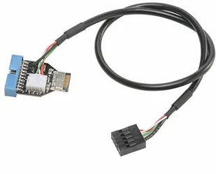 Akasa AK-CBUB38-40BK USB 3.1 Gen-2 wtyczka wewnętrzna na Gen-1 19-stykowy kabel adaptera AK-CBUB38-40BK - Kable komputerowe i do monitorów Akasa AK-CBUB38-40BK USB 3.1 Gen-2 wtyczka wewnętrzna na Gen-1 19-stykowy kabel adaptera AK-CBUB38-40BK - Kable komputerowe i do monitorów - miniaturka - grafika 1