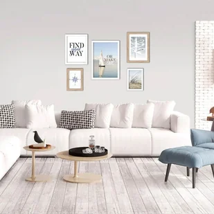 Zestaw ramek zdjęcia Nature wood 5 szt. SETX5 NAT WOO - Ramki na zdjęcia - miniaturka - grafika 2