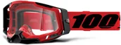 Gogle narciarskie - 100% 100% Racecraft Anti-Fog Goggles Gen2, red/clear  2021 Gogle HU-GOG-0046/13/unis - miniaturka - grafika 1