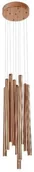 Lampy sufitowe - Maxlight LAMPA wisząca ORGANIC P0205D metalowa OPRAWA tuby LED 10W 3000K zwis sople miedź P0205D - miniaturka - grafika 1