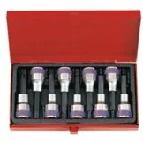 KING TONY Zestaw nasadek 4119PR, 1/2'', TORX T20-T60 - Zestawy narzędziowe - miniaturka - grafika 2