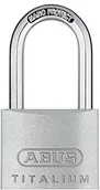 Kłódki - Abus ABUS 64TI/40hb40 Titalium Padlock 40 MM X 40 MM Long Shackle ABU64TI4040C - miniaturka - grafika 1
