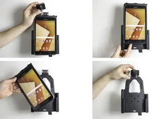 Brodit AB Uchwyt pasywny do Samsung Galaxy Tab Active 3, SM-T570/SM-T575 w oryginalnym futerale z blokadą na kluczyk 739003 - Akcesoria do tabletów i e-booków - miniaturka - grafika 4