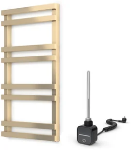 WARMTEC Grzejnik łazienkowy elektryczny 50 x 90 cm VENTANA Warntec złoty VENTANA-500X900-Z-EL - Grzejniki łazienkowe - miniaturka - grafika 2