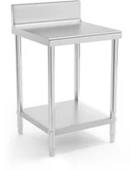 Stoły gastronomiczne - Royal Catering Stół roboczy - 60 x 60 cm - 150 kg - stal nierdzewna - rant RCAT-60/60-N - miniaturka - grafika 1