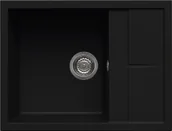 Zlewozmywaki - Elleci UNICO 125 black K86 KERATEK PLUS (LKU12586) - miniaturka - grafika 1