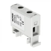 Kostki, złączki, wtyczki - Geberit MOREK szyn. 1,5-16mm2 szara 2otwor 1P MAA1016A10 Morek 3736 MAA1016A10 - miniaturka - grafika 1