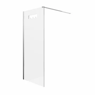 Deante Kabina walk-in z powłoką 90x200 cm / 8 mm + wieszak na ręczniki, chrom KQM 039P - Kabiny prysznicowe - miniaturka - grafika 9