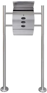 vidaXL Skrzynka na listy na stojaku, półokrągła vidaXL - Skrzynki na listy - miniaturka - grafika 2