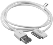 Kable USB - mumbi mumbi 03397 kabel do transmisji danych USB do iPoda, iPhone'a i iPada Dock Connector - miniaturka - grafika 1