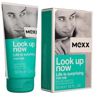 Mexx SET Mexx Look Up Now M) edt 50ml + sg 150ml - Zestawy kosmetyków męskich - miniaturka - grafika 4