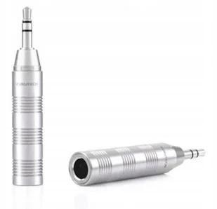 Furutech ADL ADL F35(R) Rodowany adapter stereo 6,3 mm na 3,5 mm - Złącza, przejściówki, adaptery - miniaturka - grafika 2