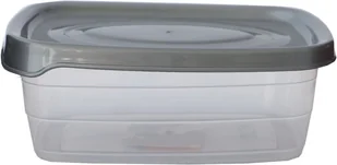 Smart Kitchen design Pojemnik na żywność srebrny Polar 0,6l - Pojemniki kuchenne - miniaturka - grafika 2