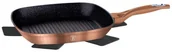 Patelnie - Berlinger Haus Patelnia grillowa z linii Metallic Line Rose Gold 28 cm - miniaturka - grafika 1