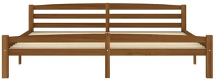 vidaXL Lumarko Rama łóżka, miodowy brąz, lite drewno sosnowe, 180 x 200 cm 322080 - Łóżka - miniaturka - grafika 3