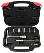 Pozostałe wyposażenie warsztatu - GEKO Zestaw frezów do gniazd wtryskiwaczy 8el 10) - miniaturka - grafika 1