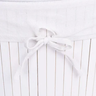 Kosz narożny na pranie bambusowy 60L biały - Kosze na bieliznę - miniaturka - grafika 6