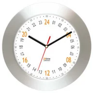 Zegary - Atrix Zegar 24-godzinny aluminiowy #1 AL2412H24A - miniaturka - grafika 1