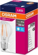 Żarówki LED - LEDVANCE Żarówka OSRAM LED Filament VALUE ClasA 230V 7W 840 E27 noDIM A+ Sklo čiré 806lm 4000K 10000h - miniaturka - grafika 1