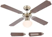 Wentylatory sufitowe - Globo Lighting 03804 - Wentylator sufitowy CHAMPION 1xE27/60W/230V - miniaturka - grafika 1