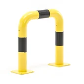 Wyposażenie miejsc publicznych - AJ Bariera ochronna prosta W600xD600mm średnica 89mm 310393 - miniaturka - grafika 1