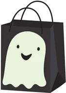 Halloween - Amscan Torba Duch na Halloween - 1 szt. 9907452 - miniaturka - grafika 1