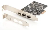 Kontrolery - Digitus Kontroler Firewire 400 PCI Express 3xZew IEEE1394a 6pin + Mini Low Profile DS-30201-5 - miniaturka - grafika 1