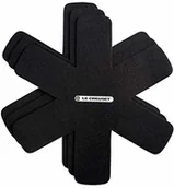 Podstawki pod garnki - Le Creuset 95003440140300 patelnia, aby chronić Fabric, 3 sztuka, 41 x 41 x 0,04 cm, czarna - miniaturka - grafika 1