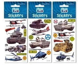 Starpak Naklejki Sticker Boo Military - Przybory szkolne - miniaturka - grafika 2