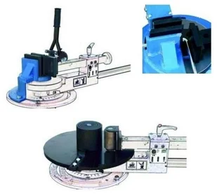 Giętarka ręczna gięcie prętów okrągłych o średnicy 18mm kwadratowych 16x16mm płaskowników 100x5mm - Giętarki - miniaturka - grafika 4