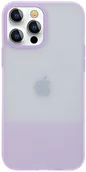 Etui i futerały do telefonów - Kingxbar Plain Series etui pokrowiec do iPhone 13 Pro silikonowa obudowa fioletowy - miniaturka - grafika 1