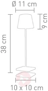 Sompex Lampa stołowa LED Troll 2.0 zewnętrzna, czarna - Lampy ogrodowe - miniaturka - grafika 5