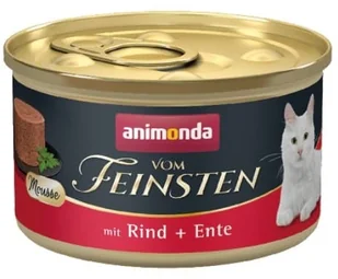 Animonda vom Feinsten Cat Adult Mus Wołowina + Kaczka puszka 85g - Mokra karma dla kotów - miniaturka - grafika 2