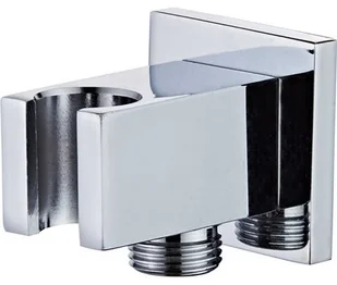 Laveo Laveo Kvadrato - przyłącze kątowe z uchwytem na słuchawkę chrom NPQ 060K - Akcesoria hydrauliczne - miniaturka - grafika 3