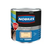 Farby do metalu - Akzo Nobel Farba do metalu i drewna Ftalonal kremowy 0,25 l NOBILES AADMRU - miniaturka - grafika 1