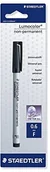 Markery do tablic - Staedtler Lumocolor OHP projekcyjny trzpień NON Permanent Marker 316 °F, czarny 316-9 BKDA - miniaturka - grafika 1