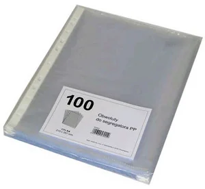 Herlitz OBWOLUTA A4 SUPER PRZEZROCZYSTA NN 100szt. - Koszulki na dokumenty - miniaturka - grafika 2